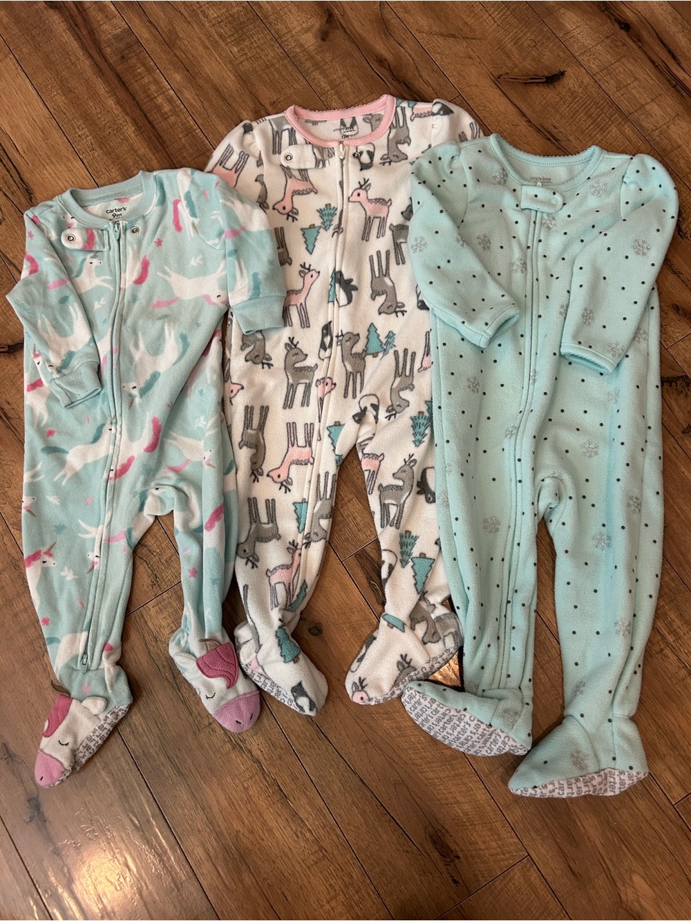 Carter's Fleece Footed Pajamas Bundle
